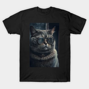 Cool portrait of a Cat T-Shirt